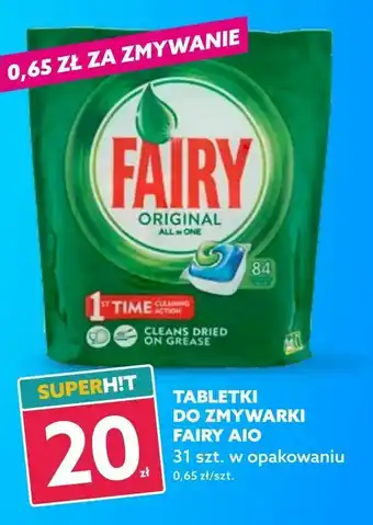Dealz Tabletki do zmywarki fairy aio oferta