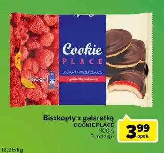 Carrefour Cookie Place biszkopty z galaretką 300g oferta