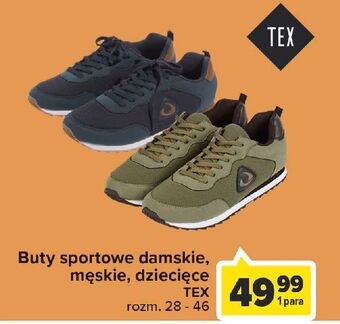 Carrefour Buty sportowe dziecięce tex oferta