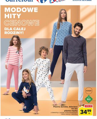 Carrefour Piżama dziecięca tex oferta
