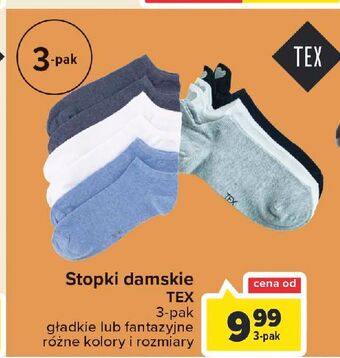 Carrefour Stopki damskie tex oferta