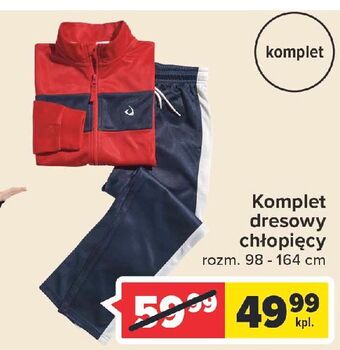 Carrefour Komplet chłopięcy 98-164 cm oferta