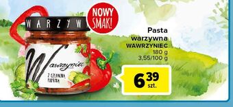 Carrefour Pasta z czerwoną papryką wawrzyniec oferta