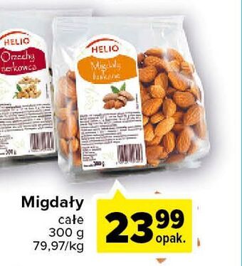 Carrefour Migdały łuskane helio oferta
