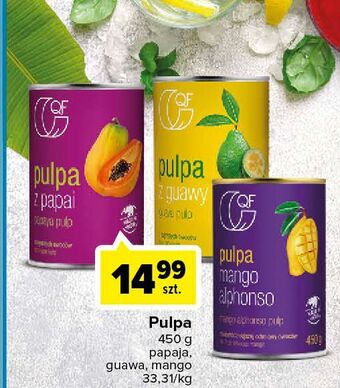 Carrefour Pulpa z papai qf oferta