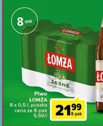 Carrefour Piwo łomża jasne (dawniej export) oferta
