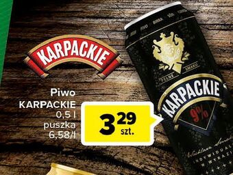 Carrefour Piwo karpackie super mocne oferta