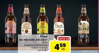 Carrefour Piwo na miodzie z maliną i cytryną oferta