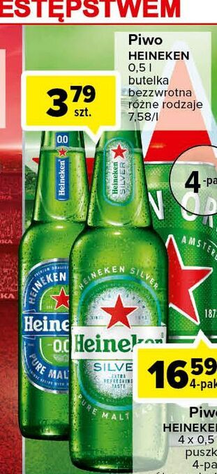Carrefour Piwo heineken silver oferta