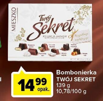 Carrefour Bombonierka mieszko twój sekret oferta