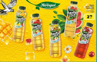 Carrefour Napój zielona herbata-malina-kwiat lipy herbapol herbalove oferta