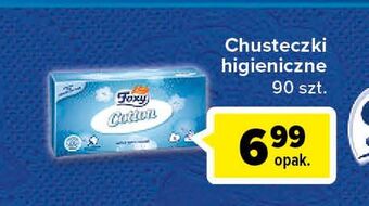 Carrefour Chusteczki higieniczne foxy cotton oferta