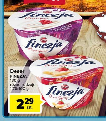 Carrefour Jogurt truskawkowo-bananowy zott finezja oferta
