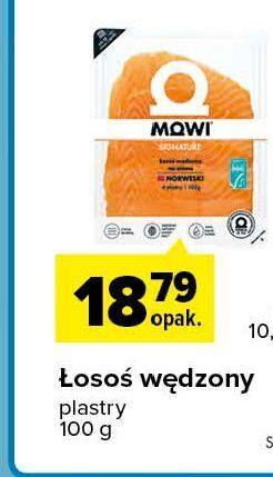 Carrefour Łosoś norweski wędzony w plastrach mowi oferta