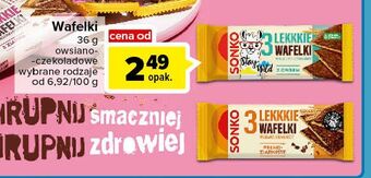 Carrefour Wafelki z owsem sonko lekkkie oferta
