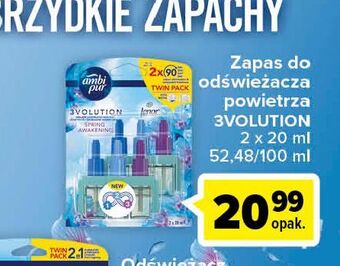 Carrefour Wkłady zapachowe lenor spring awakening ambi pur 3volution oferta