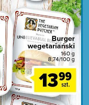 Carrefour Burger wegetariański the vegetarian butcher oferta