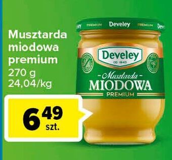 Carrefour Musztarda premium miodowa develey oferta