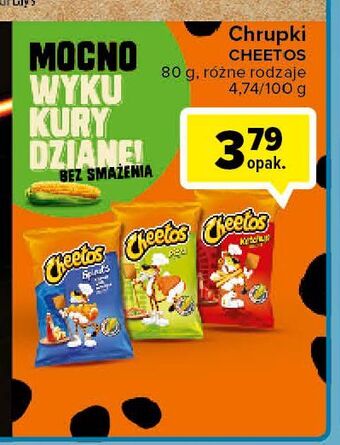 Carrefour Chrupki spirals ser z ketchupem cheetos oferta