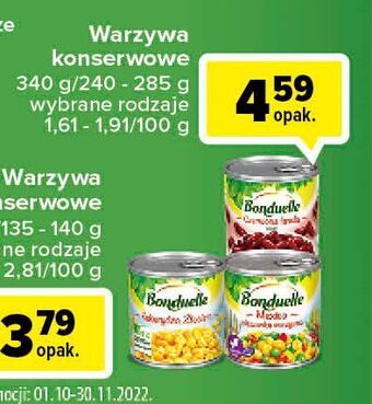 Carrefour Mieszanka warzywna mexico bonduelle oferta