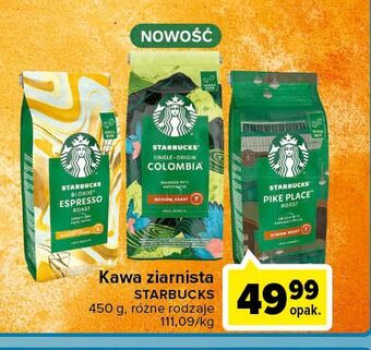 Carrefour Kawa starbucks blonde espresso roast oferta