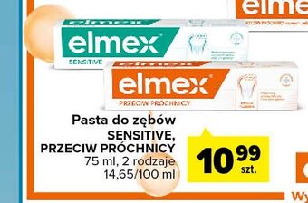 Carrefour Pasta do zębów z aminofluorkiem elmex sensitive oferta