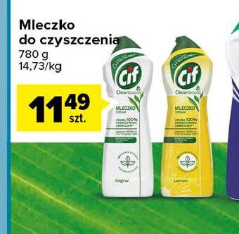 Carrefour Mleczko do czyszczenia z mikrokryształkami lemon cif cream oferta