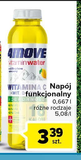Carrefour Napój witamina c + d zing 4move vitamin water oferta