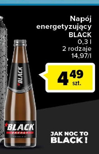 Carrefour Napój energetyczny classic black energy oferta