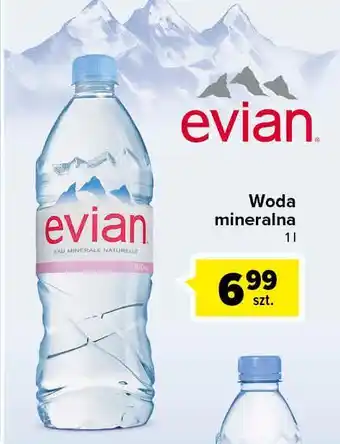 Carrefour Woda niegazowana evian oferta