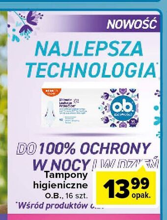 Carrefour Tampony ultimate protection super o.b. procomfort oferta