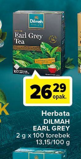 Carrefour Herbata dilmah earl grey oferta