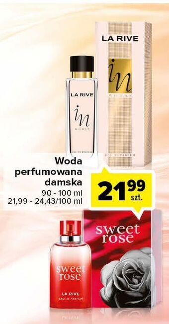 Carrefour Woda perfumowana la rive sweet rose oferta