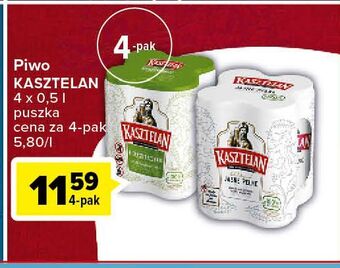Carrefour Piwo kasztelan jasne pełne oferta