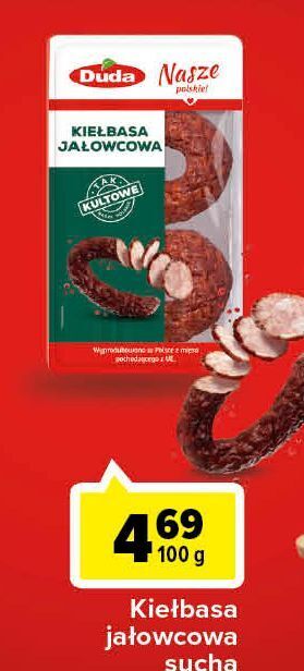 Carrefour Kiełbasa jałowcowa silesia duda oferta