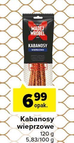 Carrefour Kabanosy wieprzowe madej & wróbel oferta