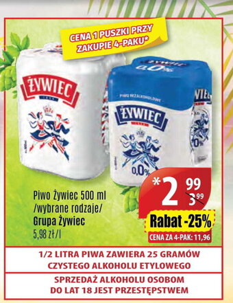Piwo Żywiec 500ml