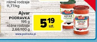 Carrefour Pasta ajvar łagodny podravka oferta
