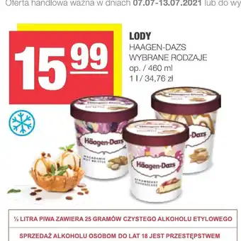 Spar Lody Haagen-Dazs 460ml oferta