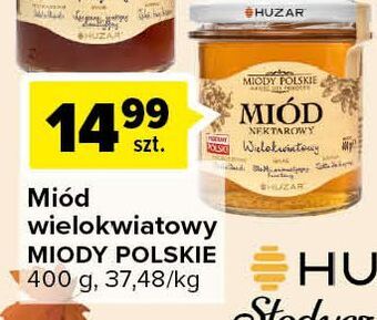 Carrefour Miód nektarowy wielokwiatowy miody polskie oferta