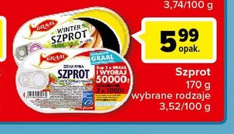 Carrefour Szprot winter w oleju graal oferta