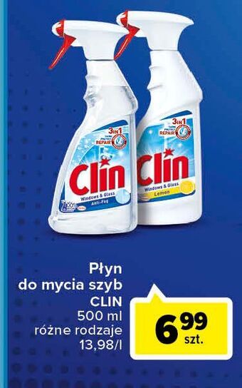 Carrefour Płyn do mycia szyb lemon clin windows & glass oferta