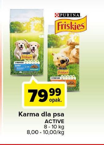 Carrefour Karma dla psa junior z kurczakiem i marchewką w sosie friskies vitafit oferta