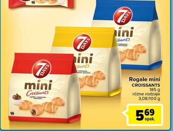 Carrefour Mini rogaliki z nadzieniem kakaowym 7 days oferta