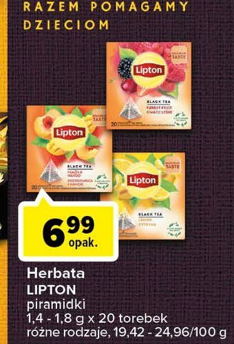 Carrefour Herbata lemon lipton fruit infusion oferta