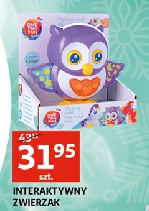 Auchan Zabawka sowa one two fun oferta