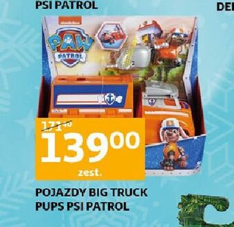 Auchan Pojazdy big truck pups psi patrol oferta