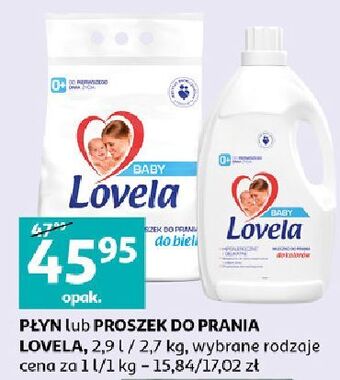 Auchan Proszek do prania bieli lovela baby oferta