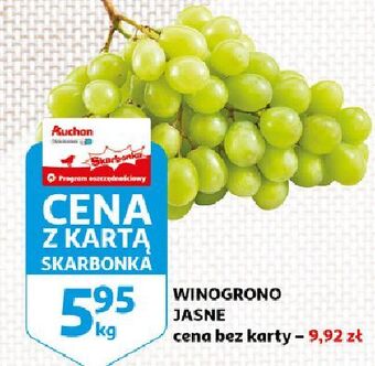 Auchan Winogrona jasne oferta