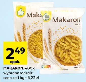 Auchan Makaron rurki podniesiony kciuk oferta